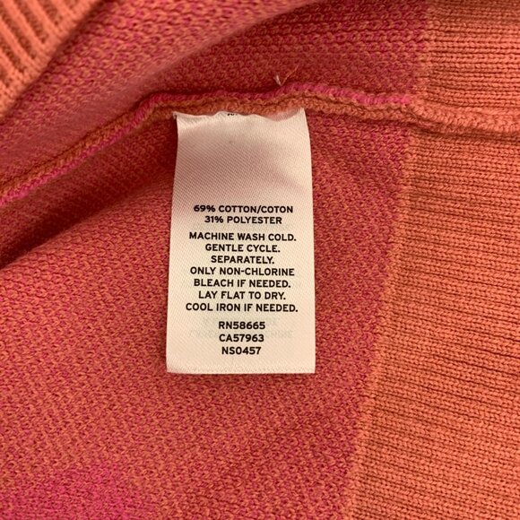14 & Union NWT Sz L women’s sweatshirt peach long - Picture 6 of 7